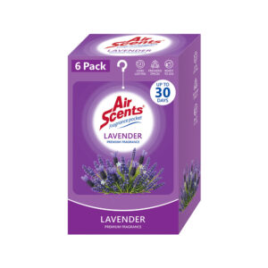 Air Scents Fragrance Pocket Air Freshener – Lavender 6 Pack